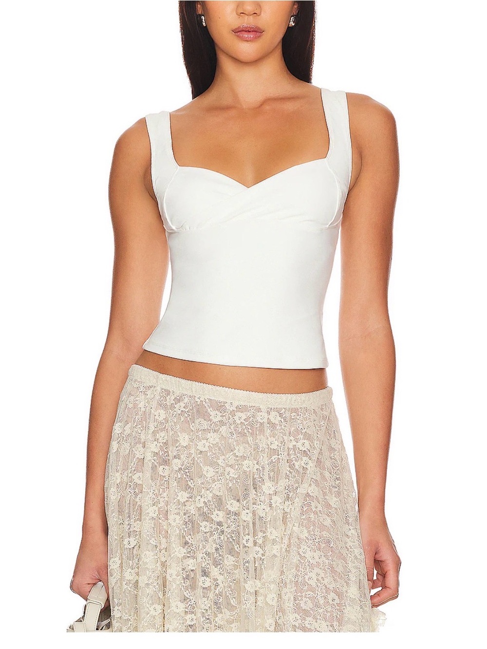 NEW Camisolas Ivory INTIMATELY FP ICONIC Free People Women's Size L Tank Top